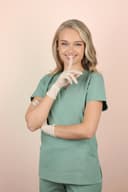 Portrait of a nurse in hospital scrubs